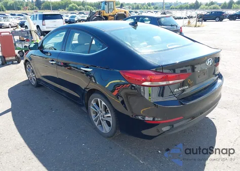 2017 Hyundai Elantra Limited from USA, damaged, VIN 5NPD84LF4HH062453